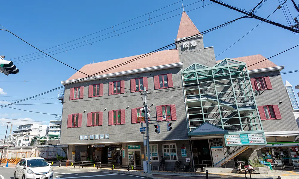 千里山駅・駐車場